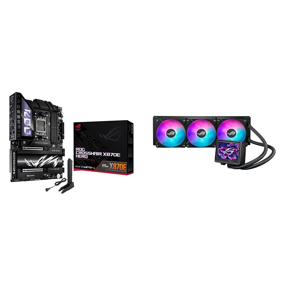 Amazon.com: Bundle of ASUS ROG Crosshair X870E Hero AMD AM5 ATX